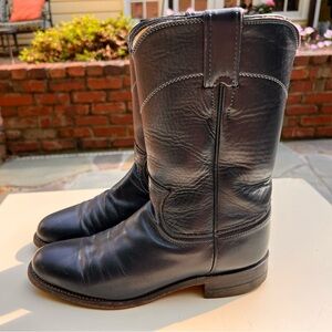 COPY - Justin Vintage Women’s Navy  Leather Western Riding Roper Boots L3057 ~ …